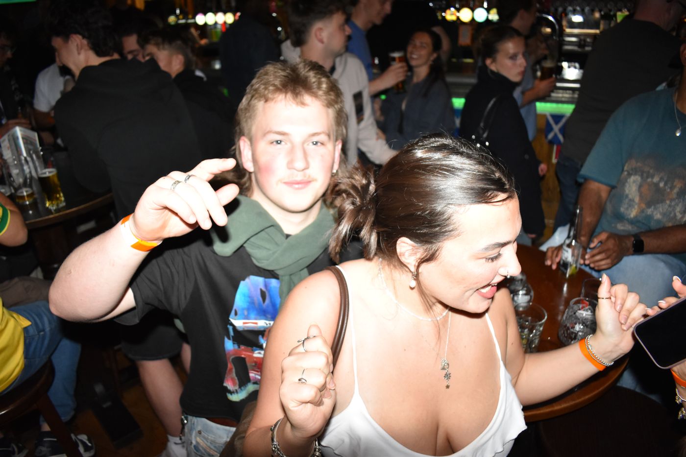 Dancing in the bar