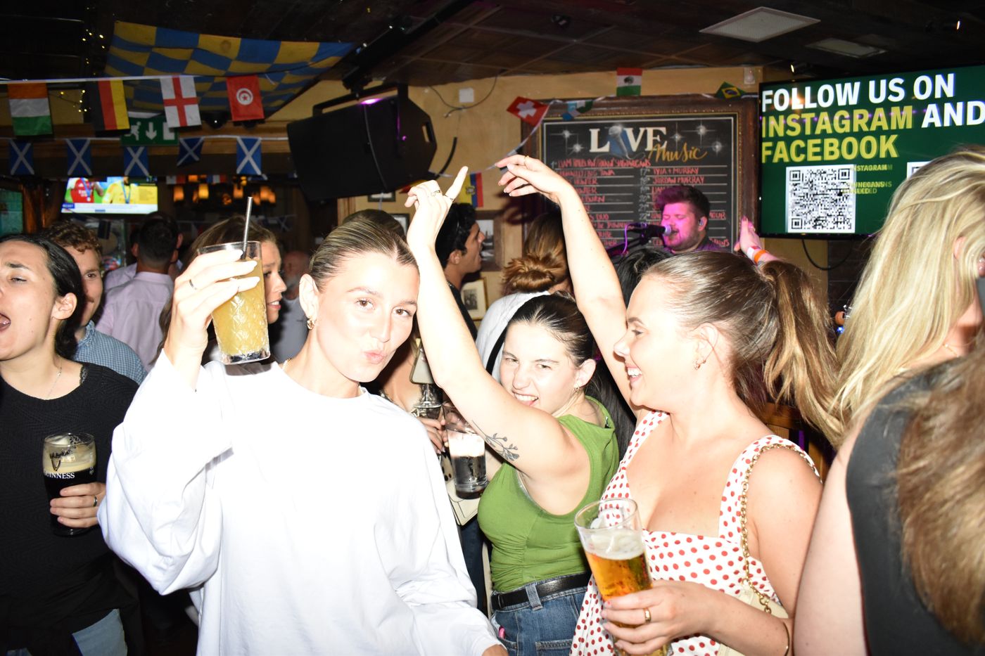 Live music and pints