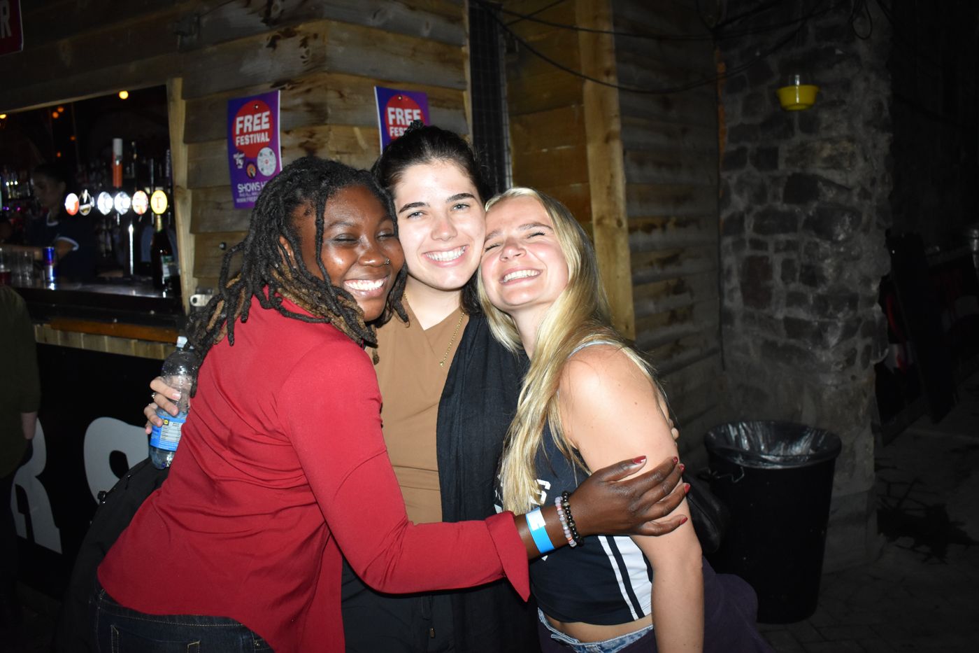 Hug at the beer garden